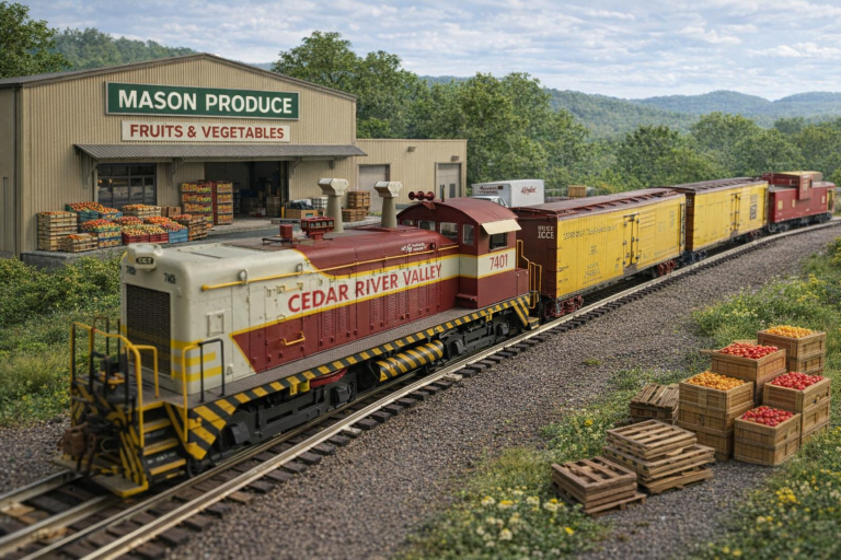 The Cedar River Valley - An artists rendering.